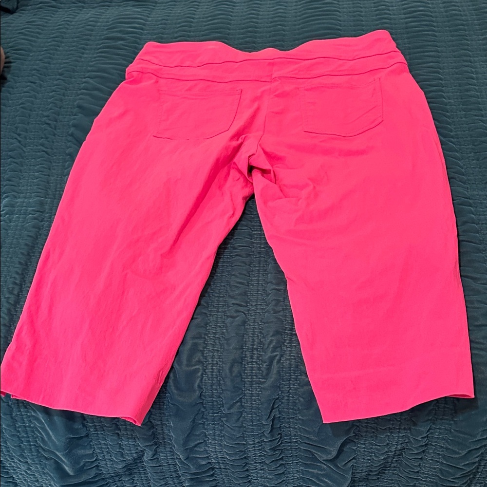 Ruby Rd. Women's Pink Capris - Picture 6 of 6